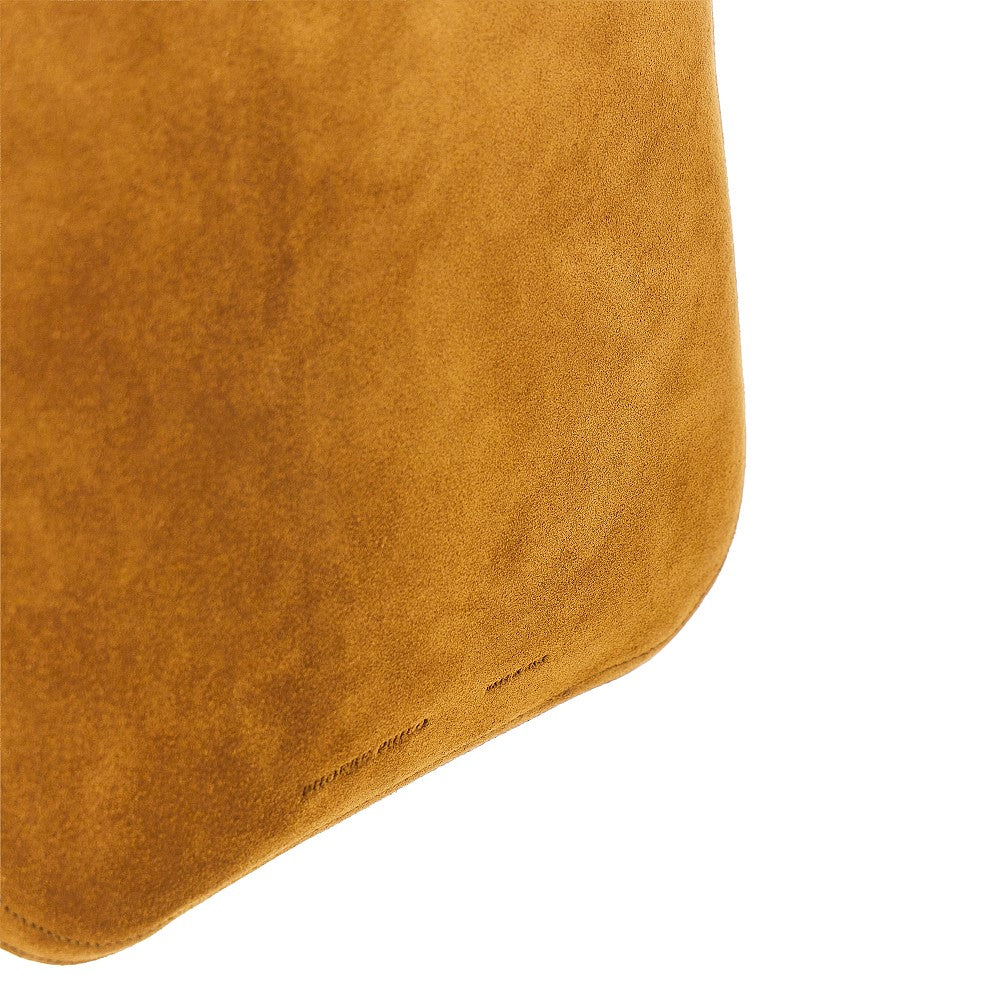 suede leather gig pouch