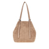 suede leather medium galatea bag