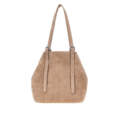 suede leather medium galatea bag