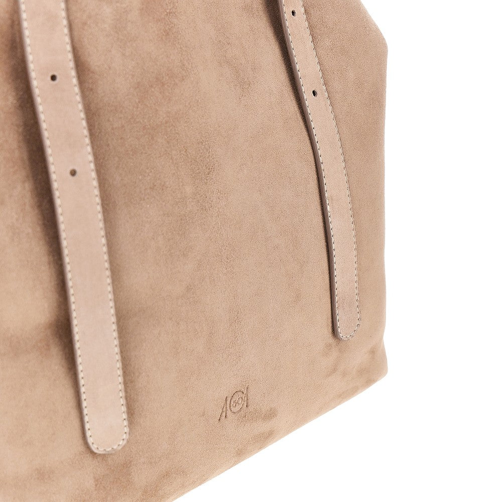 suede leather medium galatea bag