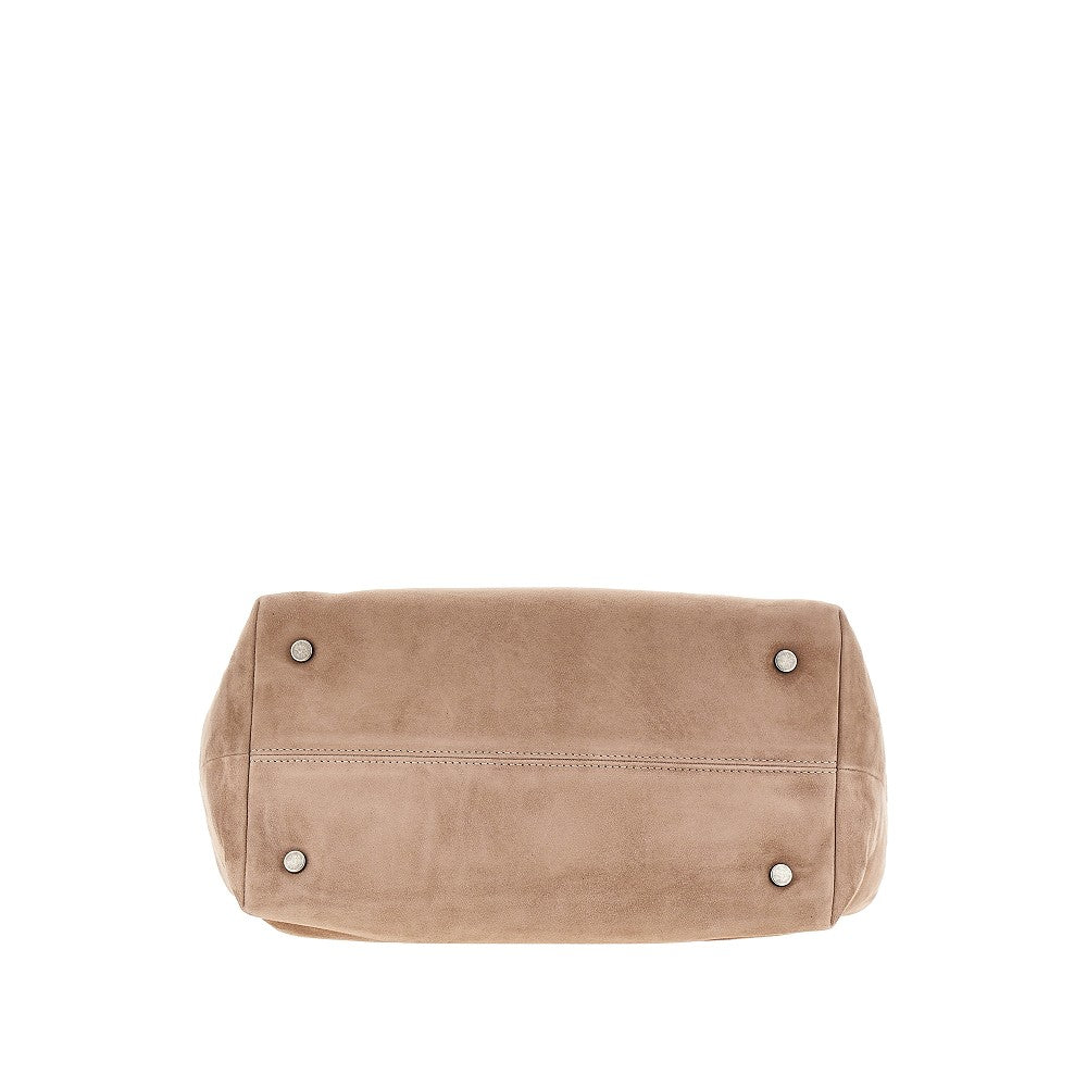suede leather medium galatea bag