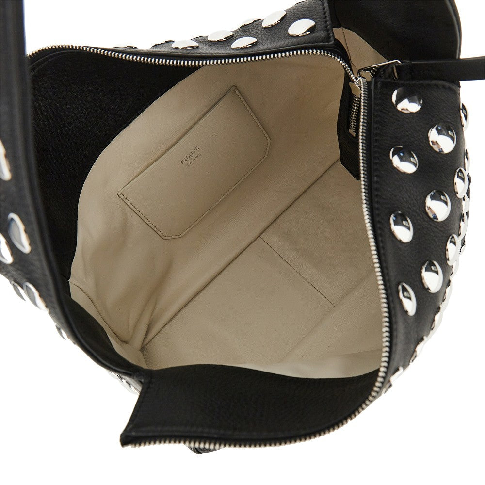 studded leather elena shoulder bag