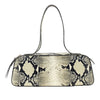 python-embossed leather simona bag