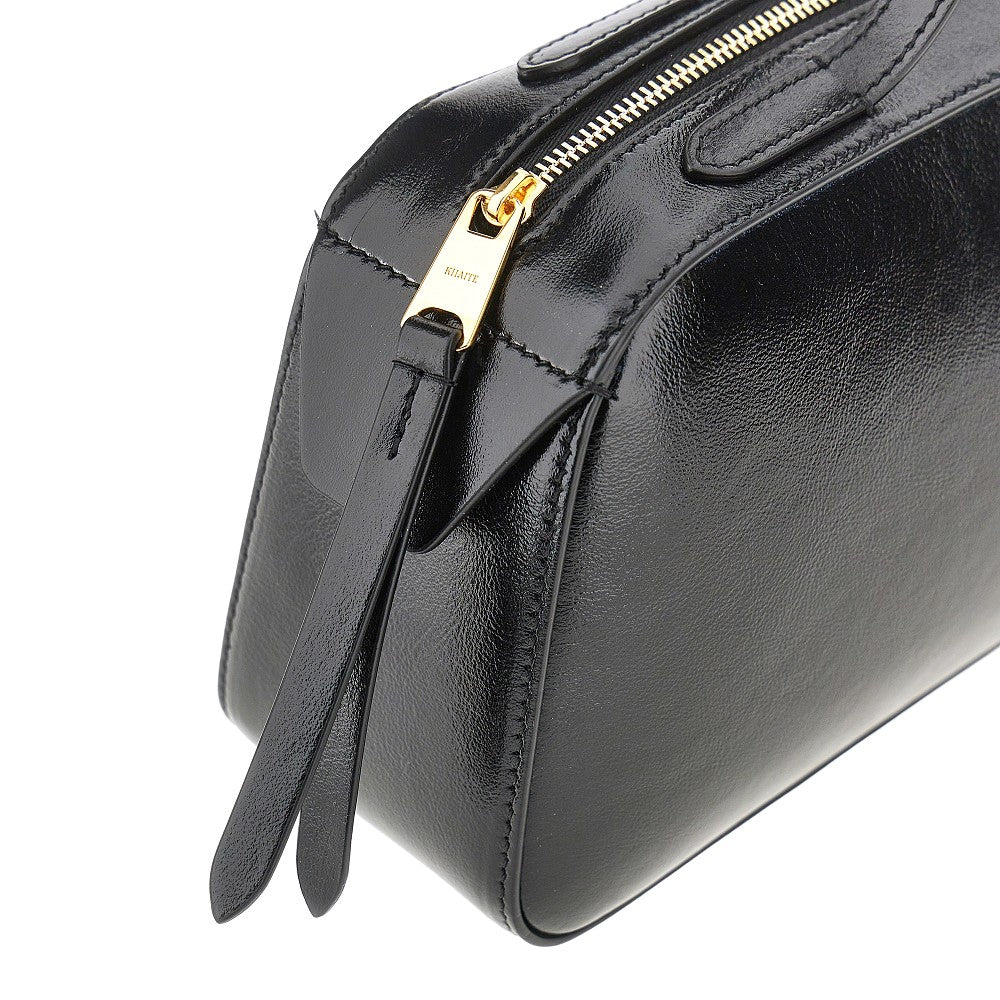 KHAITE OS patent leather simona bag