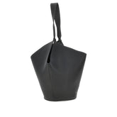 KHAITE OS small leather lotus tote bag