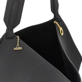 KHAITE OS small leather lotus tote bag