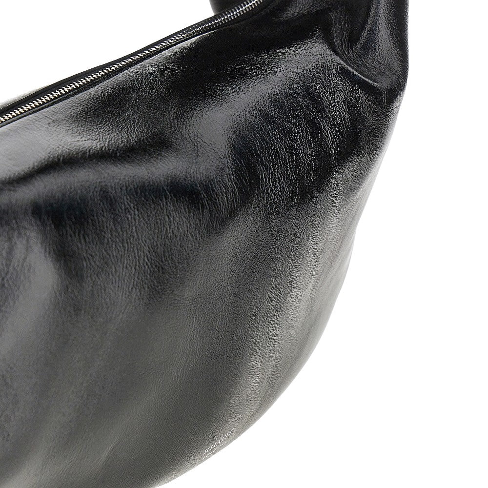 medium olivia leather hobo bag