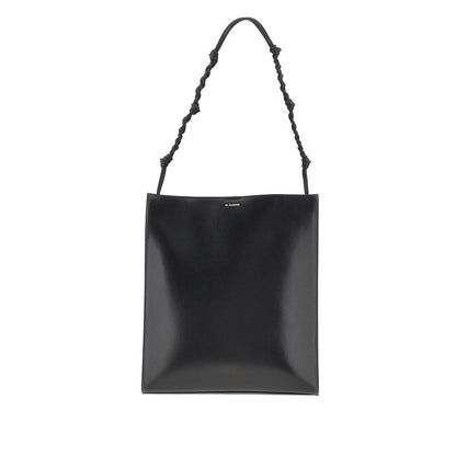 JIL SANDER OS tangle leather shoulder bag