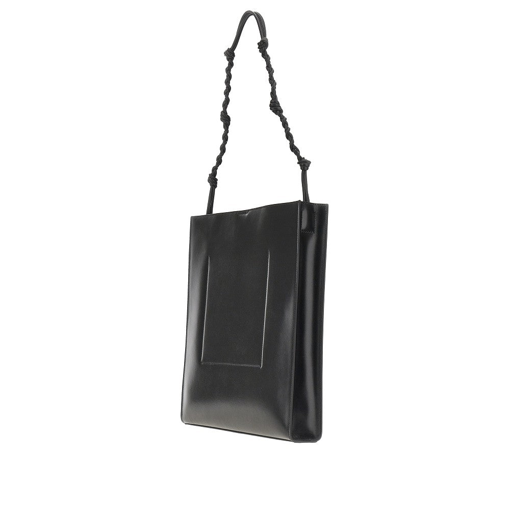 JIL SANDER OS tangle leather shoulder bag
