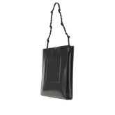 JIL SANDER OS tangle leather shoulder bag