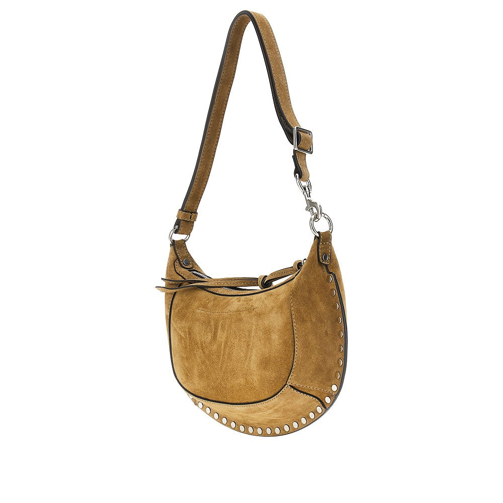 ISABEL MARANT OS suede leather oskan moon bag