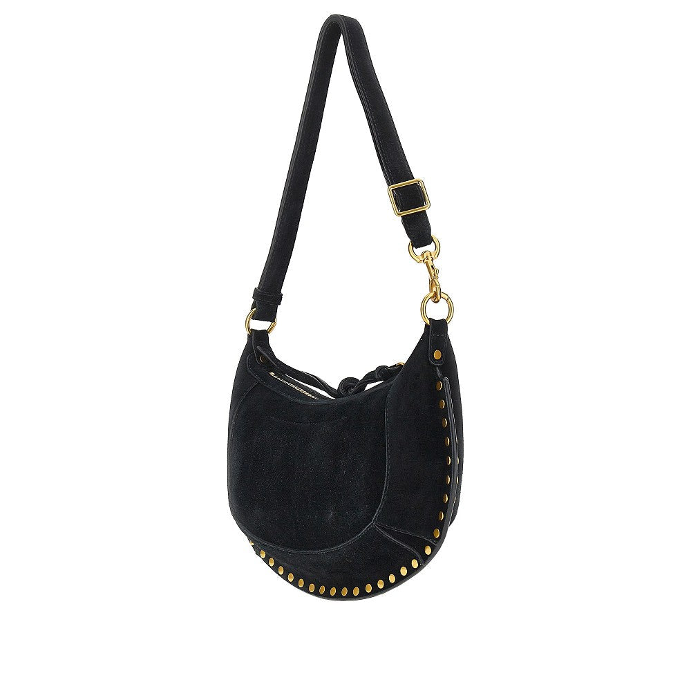 ISABEL MARANT OS suede leather oskan moon bag