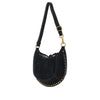 suede leather oskan moon bag