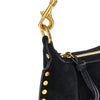 suede leather oskan moon bag
