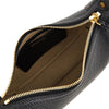grained leather oskan moon bag