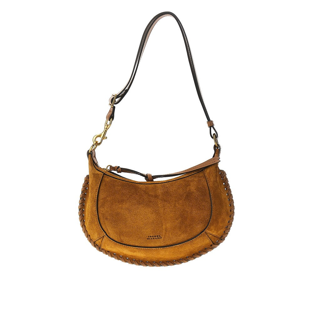 ISABEL MARANT OS suede leather oskan moon bag