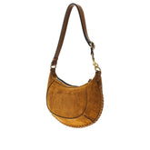 ISABEL MARANT OS suede leather oskan moon bag