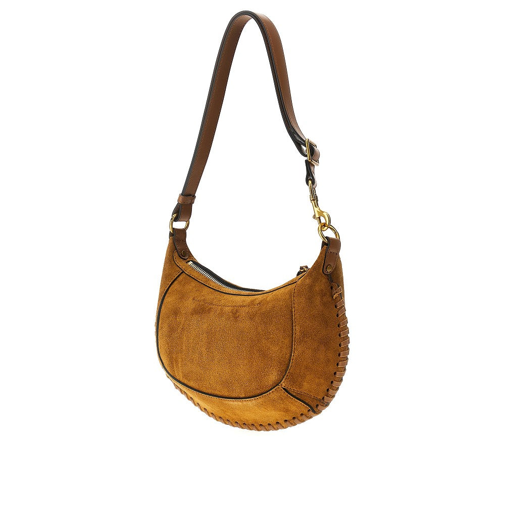 ISABEL MARANT OS suede leather oskan moon bag