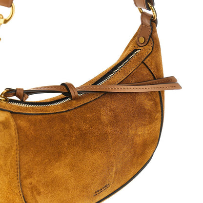 ISABEL MARANT OS suede leather oskan moon bag
