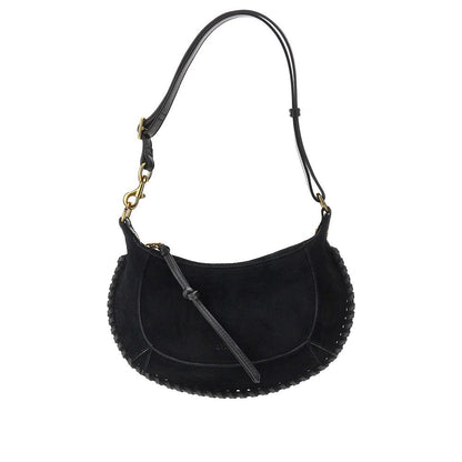 ISABEL MARANT OS suede leather oskan moon bag
