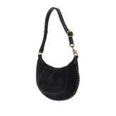 ISABEL MARANT OS suede leather oskan moon bag