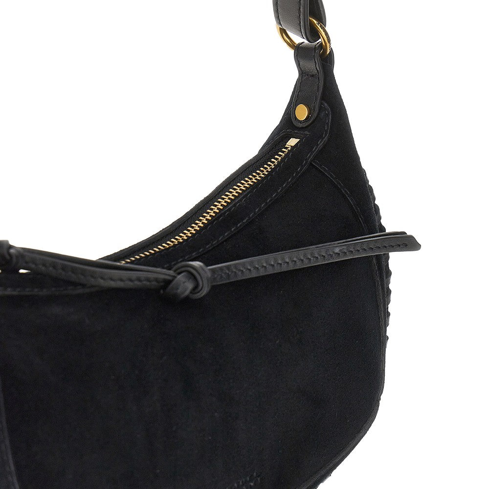 ISABEL MARANT OS suede leather oskan moon bag