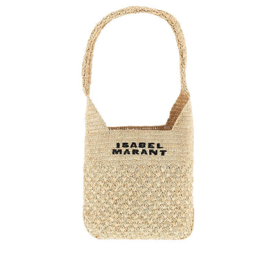 raffia small praia shopping bag