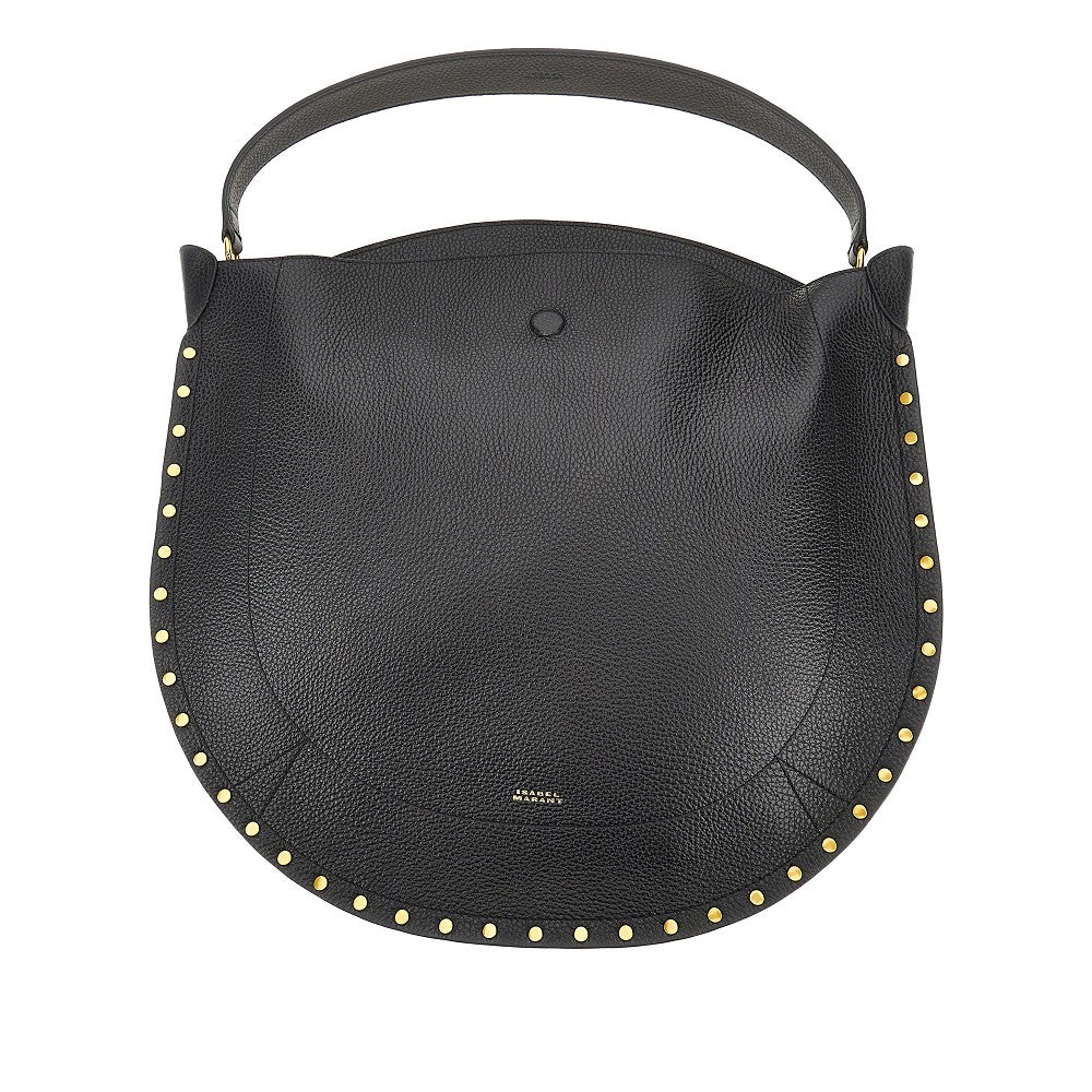 grained leather oskan hobo soft bag