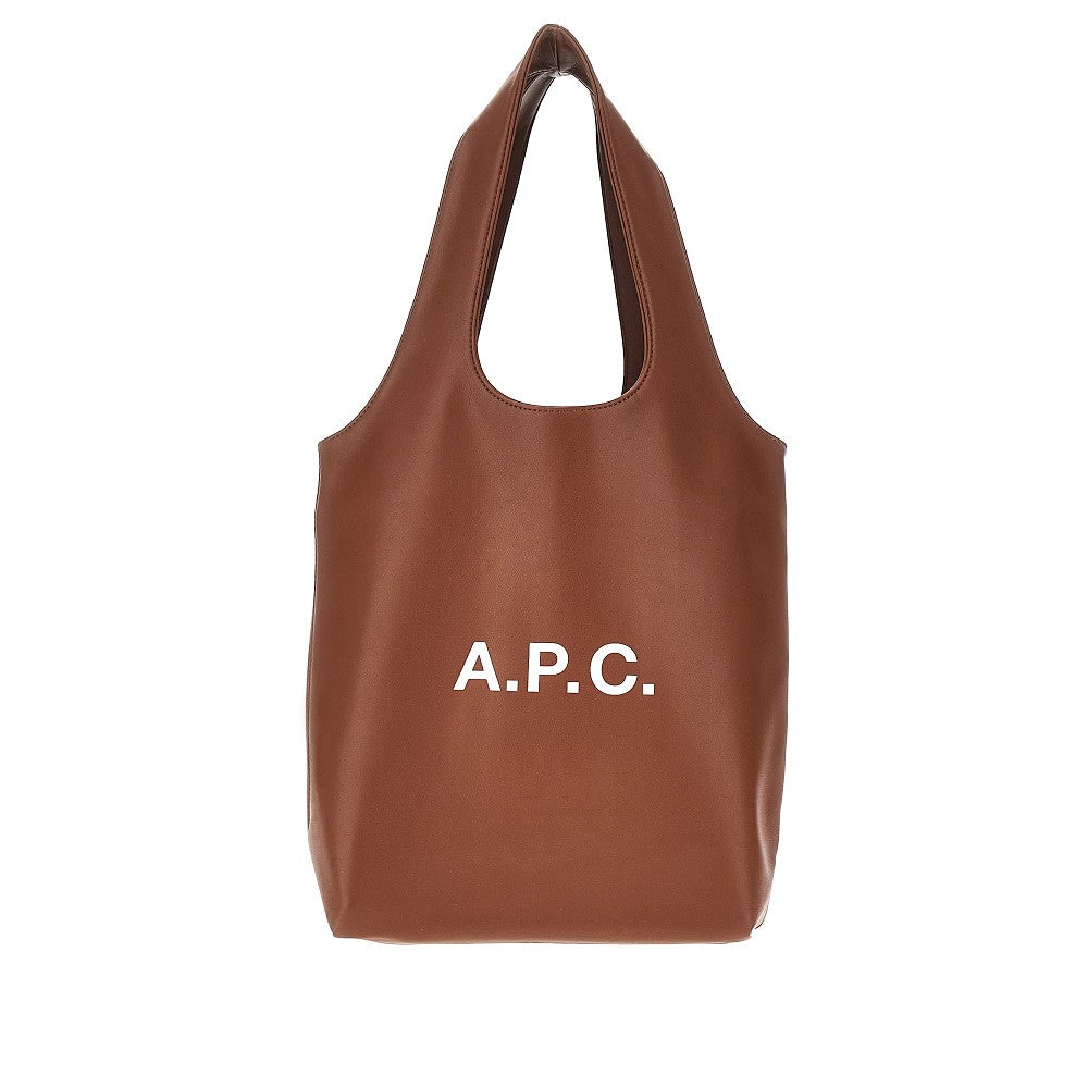 faux leather ninon small tote bag