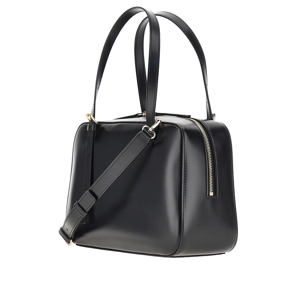 A.P.C. OS virginie box leather bag