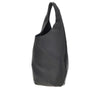 le neige grained leather bag