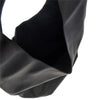 le neige grained leather bag