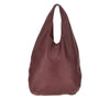 le neige grained leather bag