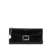 leather belle vivier clutch