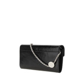 ROGER VIVIER OS leather belle vivier clutch