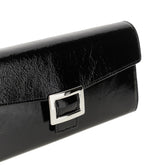 ROGER VIVIER OS leather belle vivier clutch