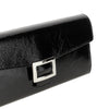 leather belle vivier clutch
