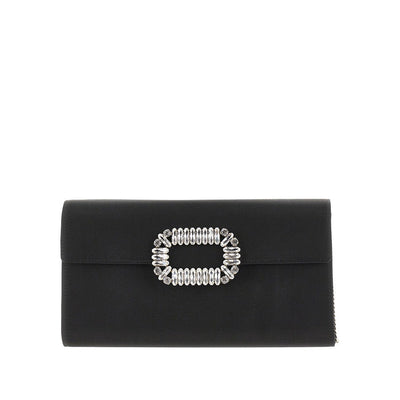 sexy choc satin clutch