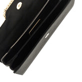 ROGER VIVIER OS sexy choc satin clutch