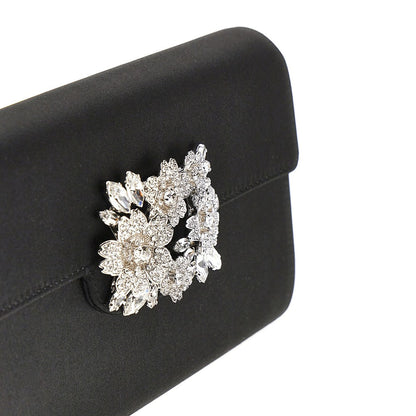 ROGER VIVIER OS efflorescence satin mini bag