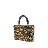 ROGER VIVIER OS calfhair mini belle vivier vanity bag