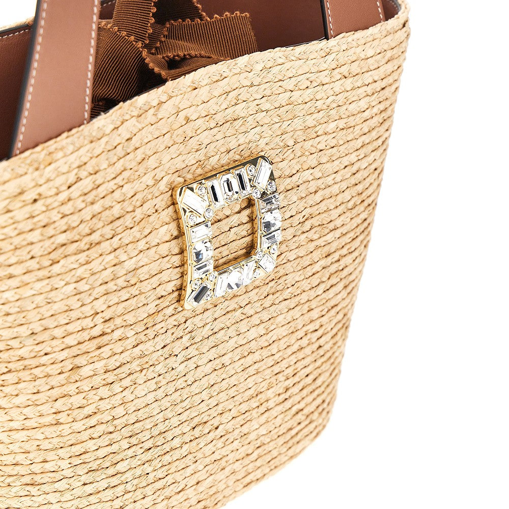 raffia small viv skate bag