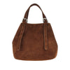 suede leather small galatea bag