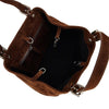 suede leather small galatea bag
