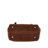suede leather small galatea bag