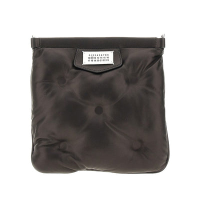 nappa leather glam slam flat bag