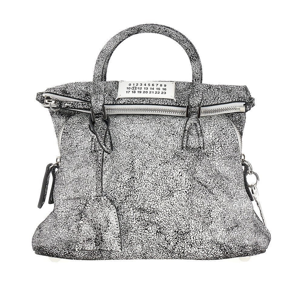 MAISON MARGIELA OS crakle leather mini 5ac bag