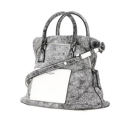 MAISON MARGIELA OS crakle leather mini 5ac bag