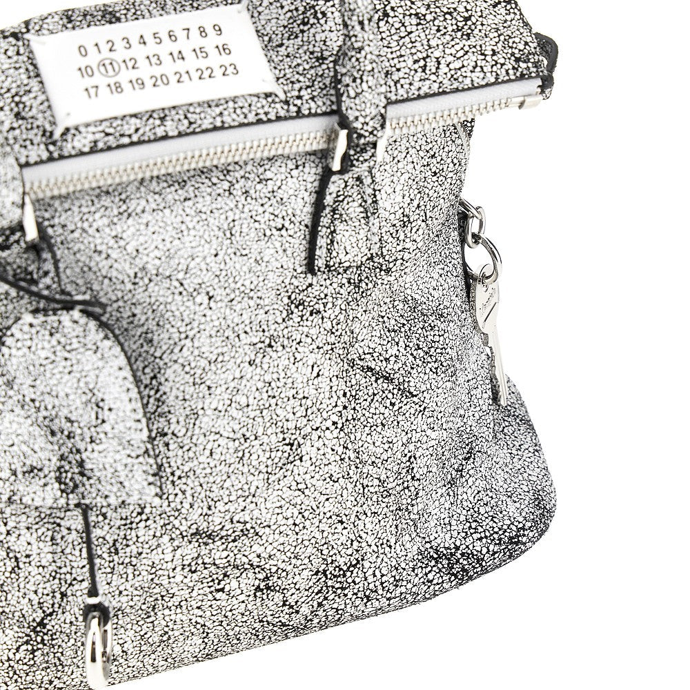 MAISON MARGIELA OS crakle leather mini 5ac bag