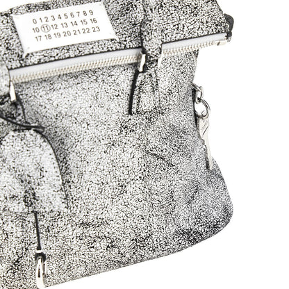 MAISON MARGIELA OS crakle leather mini 5ac bag